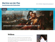 Tablet Screenshot of martinevanderplas.nl